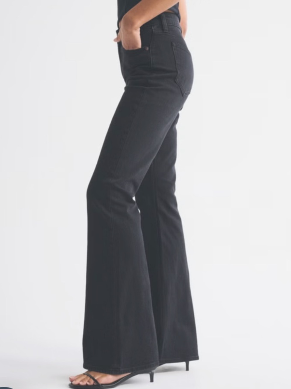 Old Navy Black High-Rise Flare Jeans